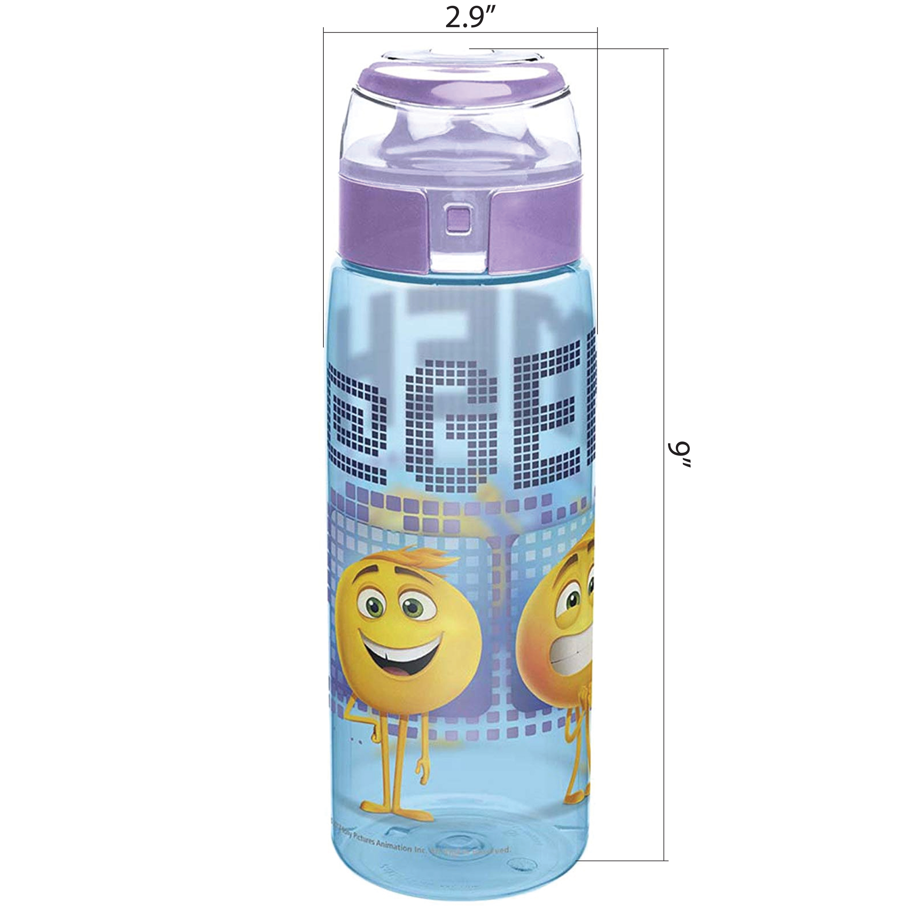 Emoji Movie 25 ounce Water Bottle, Emoticons slideshow image 2 Emoji Movie 25 ounce Water Bottle, Emoticons slideshow image 2