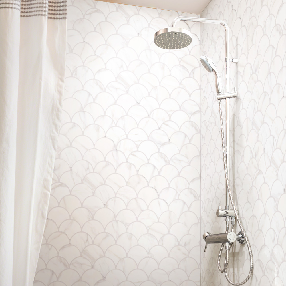 Scala Statuario 12-1/8 in. x 12-1/8 in. Porcelain Floor and Wall Tile