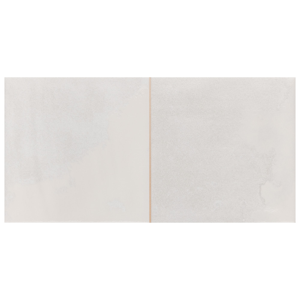 Kings Luxe Tradition Square White 7-7/8 in. x 15-3/4 in. Ceramic Wall Tile
