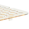 Full-size Super Pan® high-temperature plastic false bottom in amber