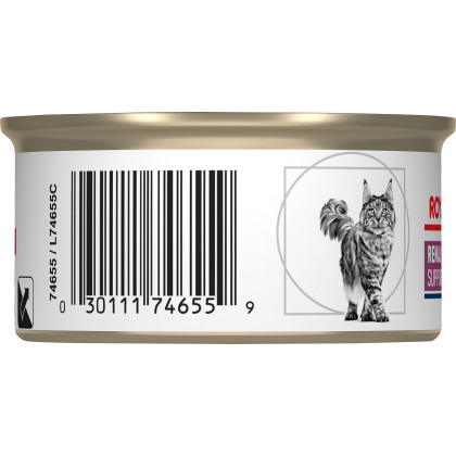 Royal Canin Veterinary Diet Feline Renal Support D Thin Slices in Gravy Canned Cat Food