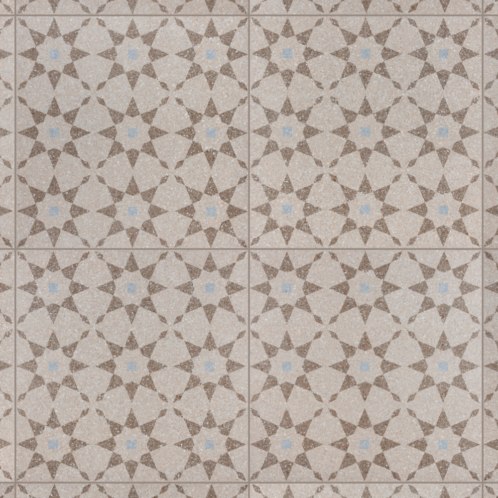 Farnese Aventino Crema 11.5x11.5 Square Porcelain Floor and Wall Digital Pattern