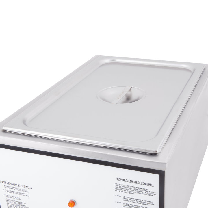 Full-size Super Pan V® solid stainless steel cover