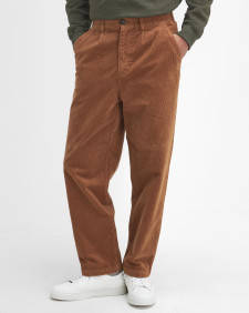 Stretch Cord Relaxed Trousers Dark Honey