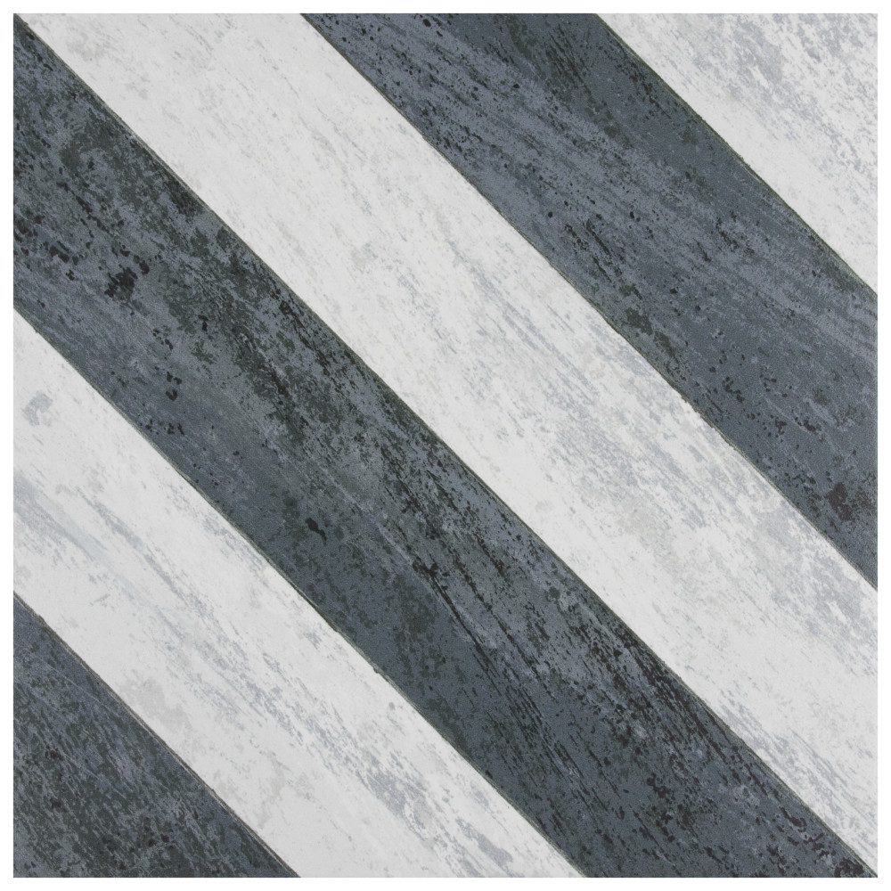 Sample – Cassis Sete Black Porcelain Floor and Wall Tile