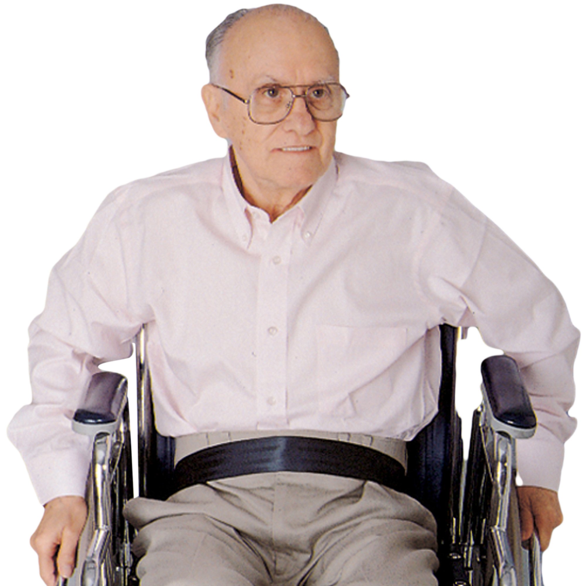 SkiL-Care Econo-Belt Wheelchair Safety Belt, 2 x 50 Inch, Black MK 160709