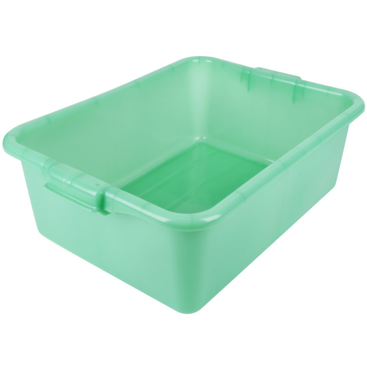 7-inch-deep Traex® Color Mate food storage box in green