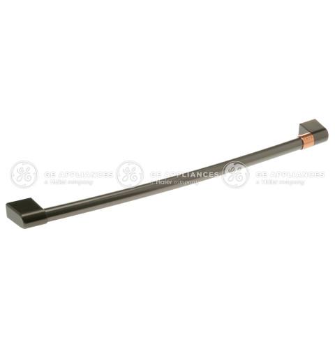 Brushed Black Stainless Freezer Handle with Cafe Band