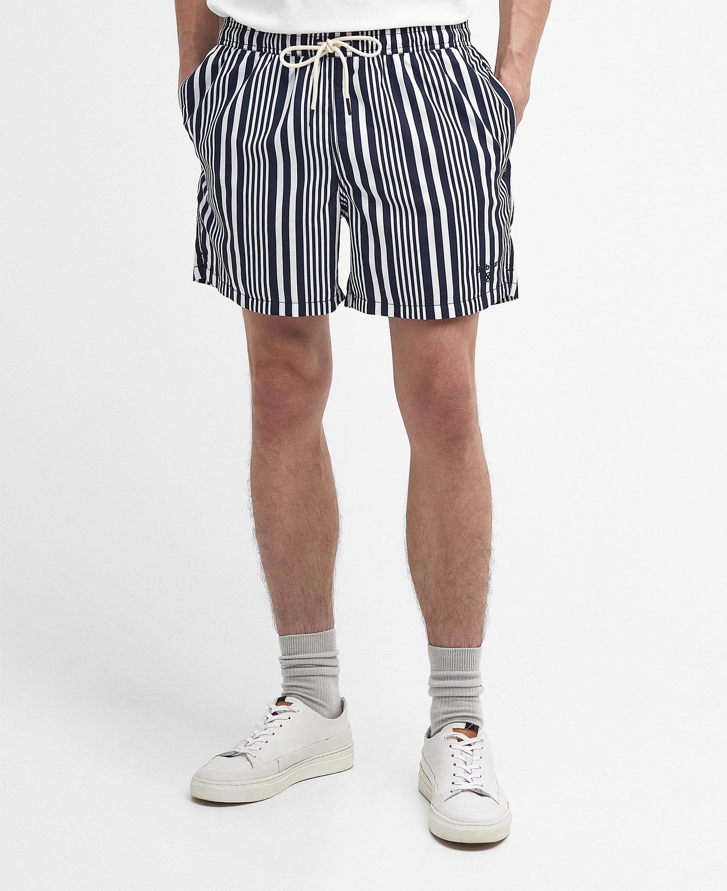 Decklam Striped Swim Shorts image number 1