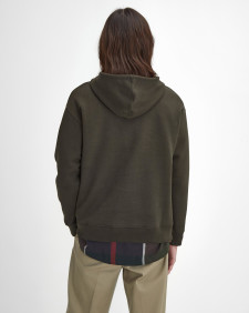 Felpa con cappuccio oversize in cotone spazzolato Nicholas 
