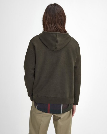 Felpa con cappuccio oversize in cotone spazzolato Nicholas