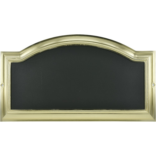 Distinctions Address Plaque Brass