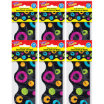 TREND Color Harmony&trade; Swirl Dots on Black Terrific Trimmers&reg;, 39 Feet Per Pack, 6 Packs T-92691-6