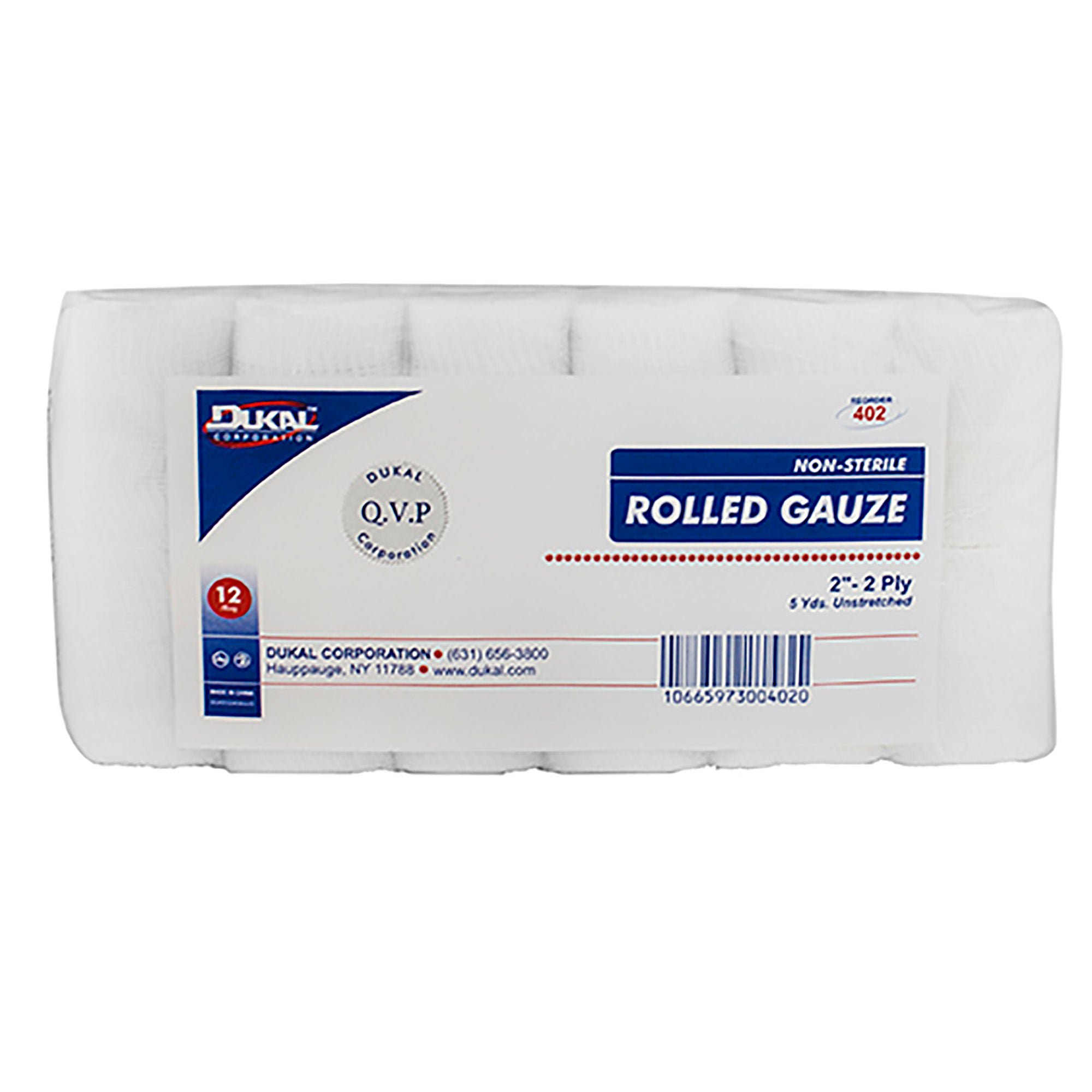 Dukal™ Conforming Bandage, 2 Inch x 5 Yard, Two-Ply