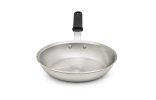10-inch Wear-Ever® aluminum fry pan with natural finish and silicone handle