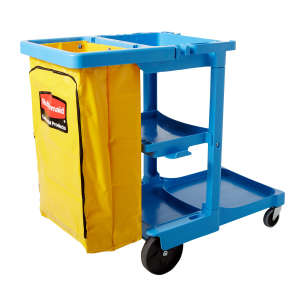 Rubbermaid Commercial, JANITORIAL CLEANING CART – TRADITIONAL, BLUE