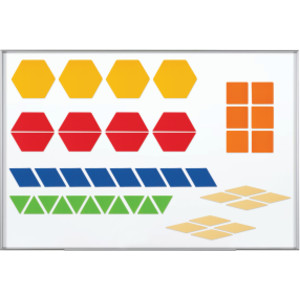 Giant Magnetic Pattern Blocks, 47 Pieces