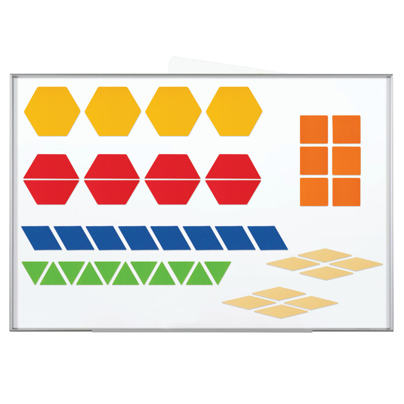 Giant Magnetic Pattern Blocks, 47 Pieces