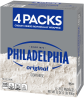 Philadelphia Original 4 Pack Brick Cream Cheese, 32 Oz