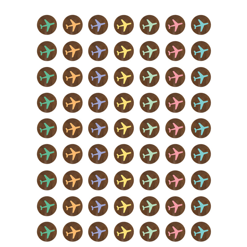 Travel the Map Airplanes Mini Stickers, Pack of 378