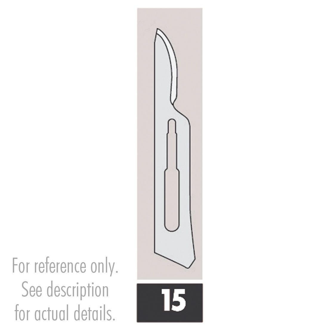 Propper Blade #15 Carbon Steel, Sterile,  150/Box