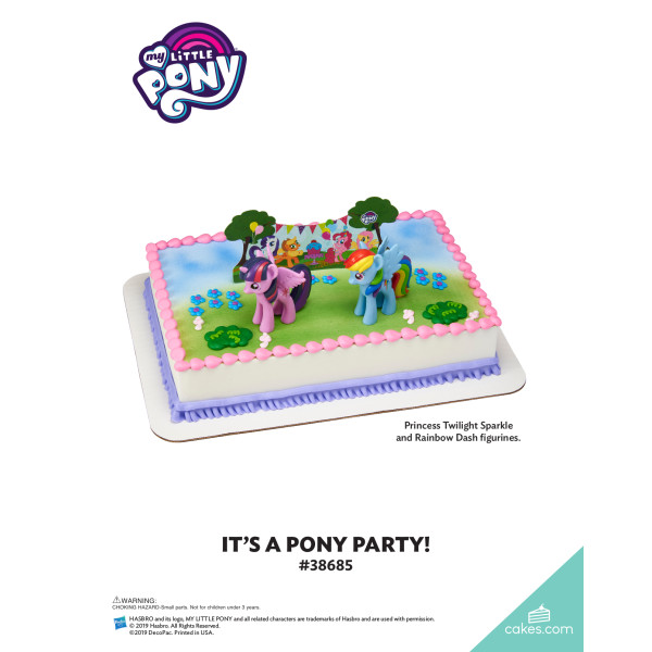 My Little Pony™ It's a Pony Party! The Magic of Cakes® Icing Only Page