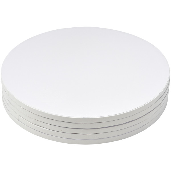 14" Round White Foil Cake Board