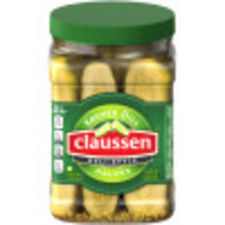 Claussen Kosher Dill Deli-Style Halves, 64 fl oz Container