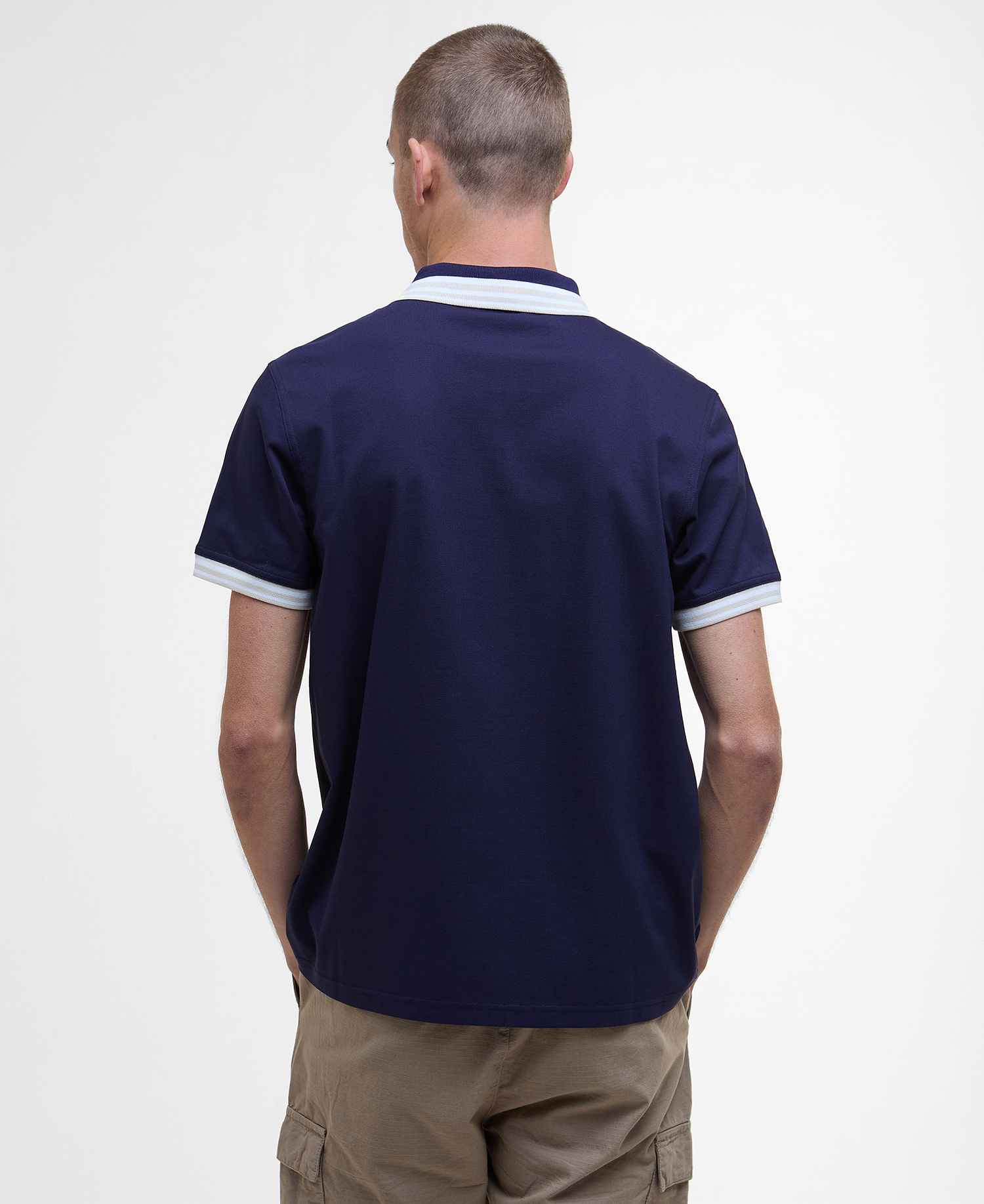 Poloshirt Caleb Tipped Short-Sleeved image number 2