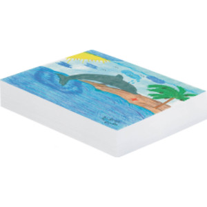 Newsprint Paper, White, 12" x 18", 500 Sheets