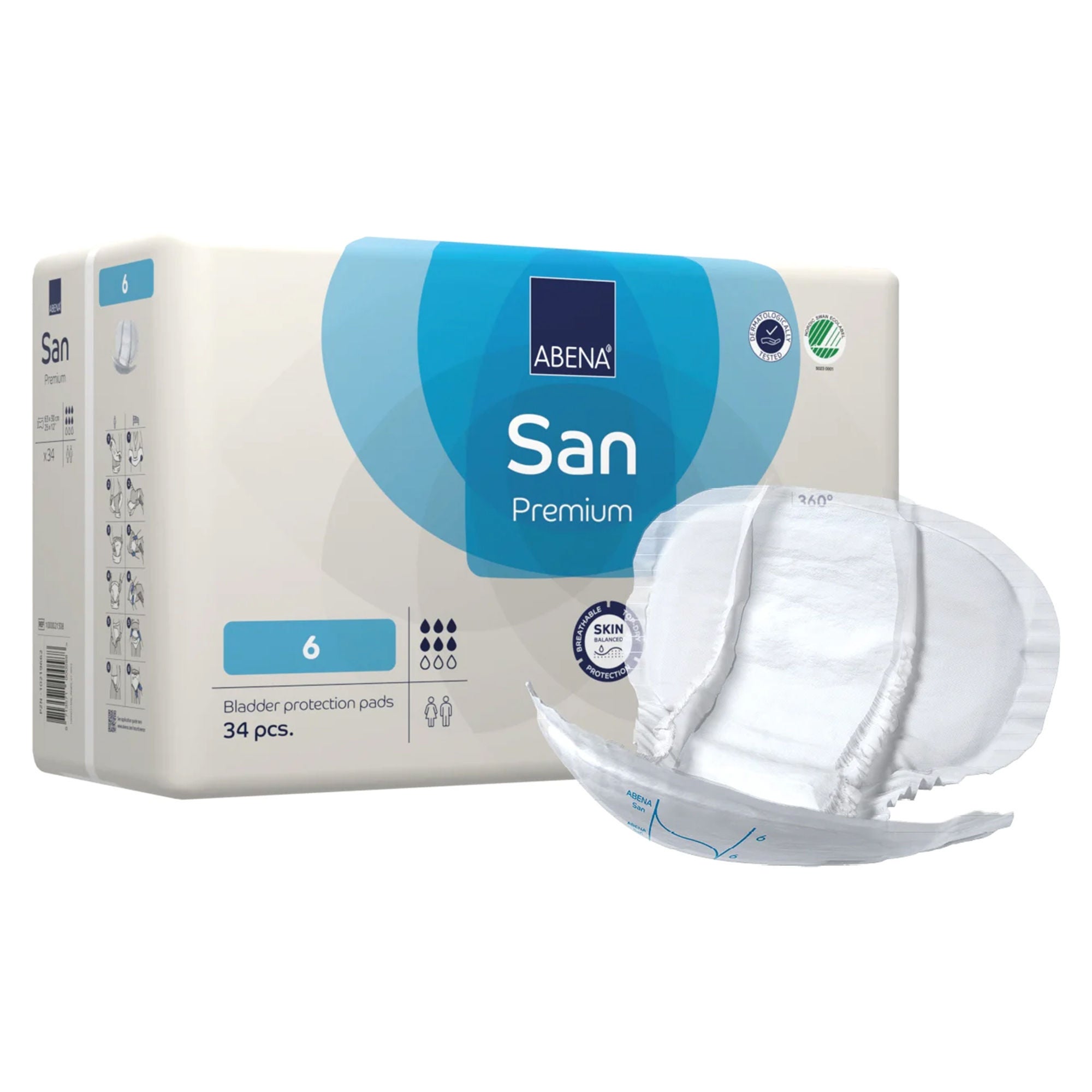 Abena® San 6 Premium Bladder Protection Pads