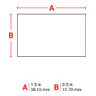 IDXPERT™ Polyester Labels, 1.500 Inch W, Black On White