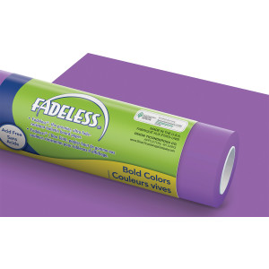 Bulletin Board Art Paper, Violet, 48" x 50', 1 Roll