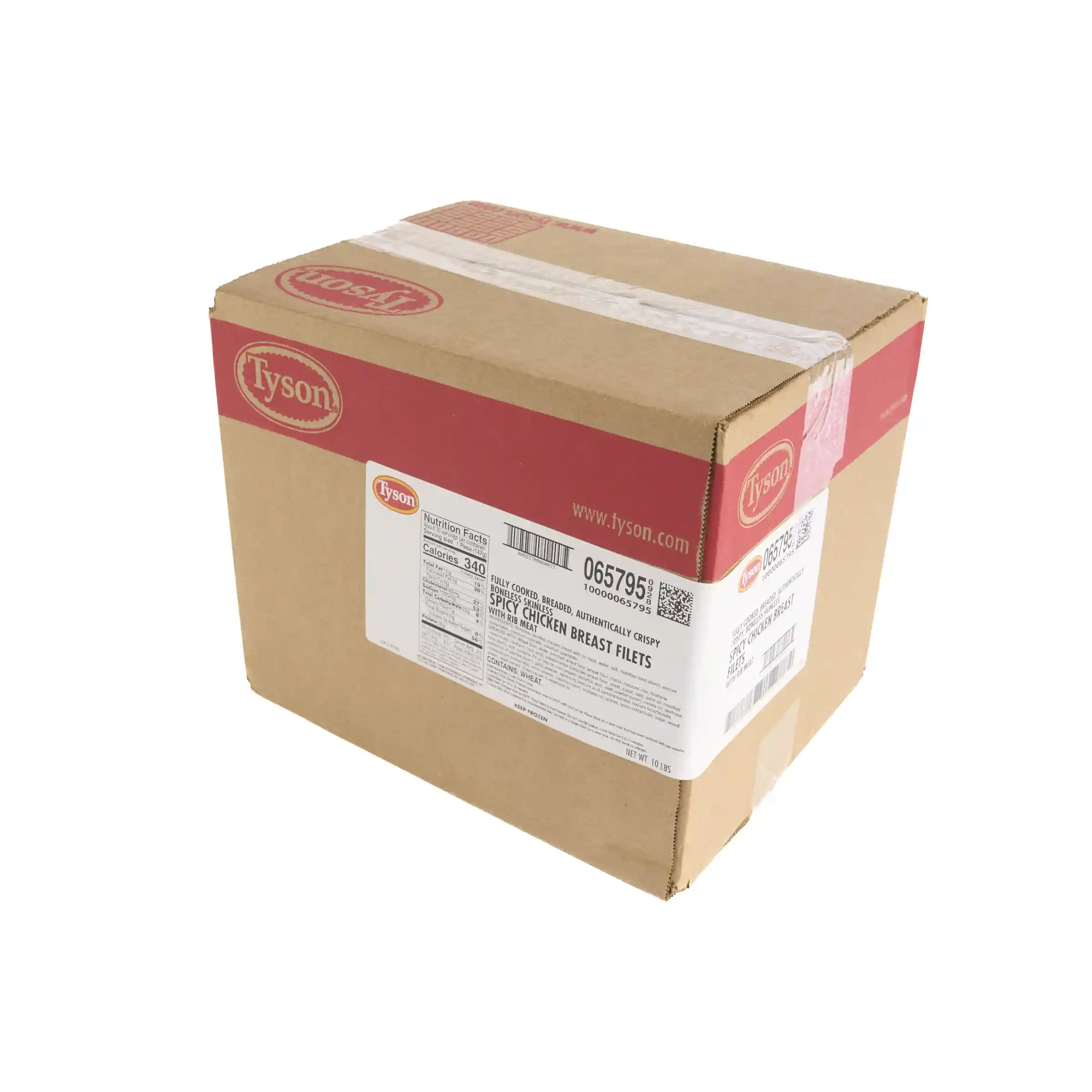 Tyson Red Label® Fully Cooked Breaded Authentically Crispy Spicy Chicken Breast Filets, 5.2 oz._image_5