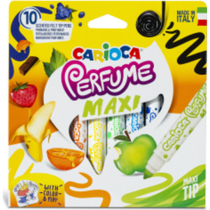 Perfume Maxi Washable Felt Tip Pens - 10 Pieces