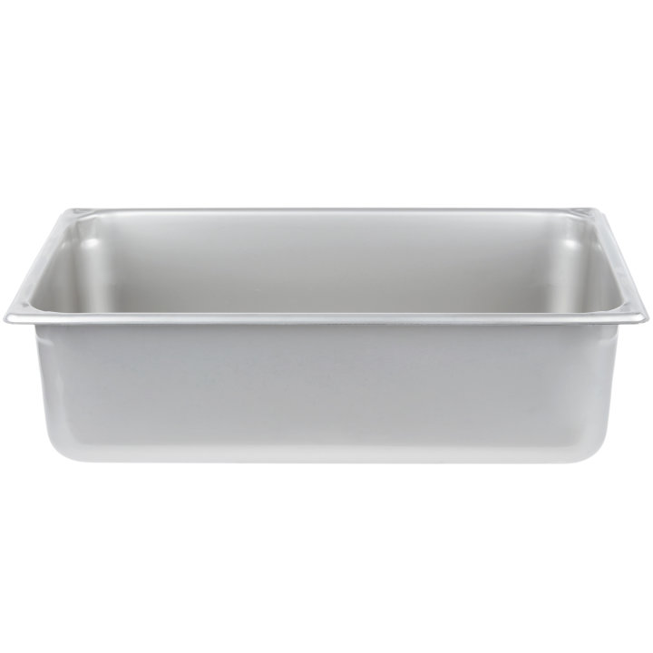 Full-size 6-inch-deep Super Pan® heavy-duty stainless steel steam table pan