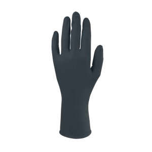 Hospeco, KODA®, General Purpose Gloves, Nitrile, 4.0 mil, Powder Free, L, Black