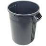 Impact, Gator® Plus, 44gal, Polyethylene, Gray, Round, Receptacle