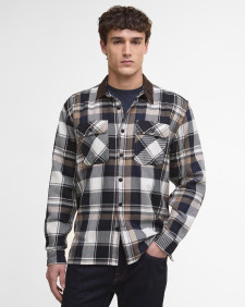 Grasmoor Relaxed Long-Sleeved Shirt Navy