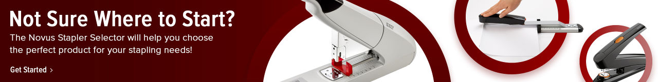 Choose from clinch type, sheet capacity, stapling depth, and more to narrow your options to a select few models.