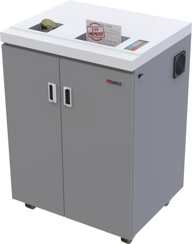 The PowerTEC® 747 CS High Security Combination Shredder is NSA approved for the top-secret destruction of paper, CDs/DVDs, and Blu-ray discs.