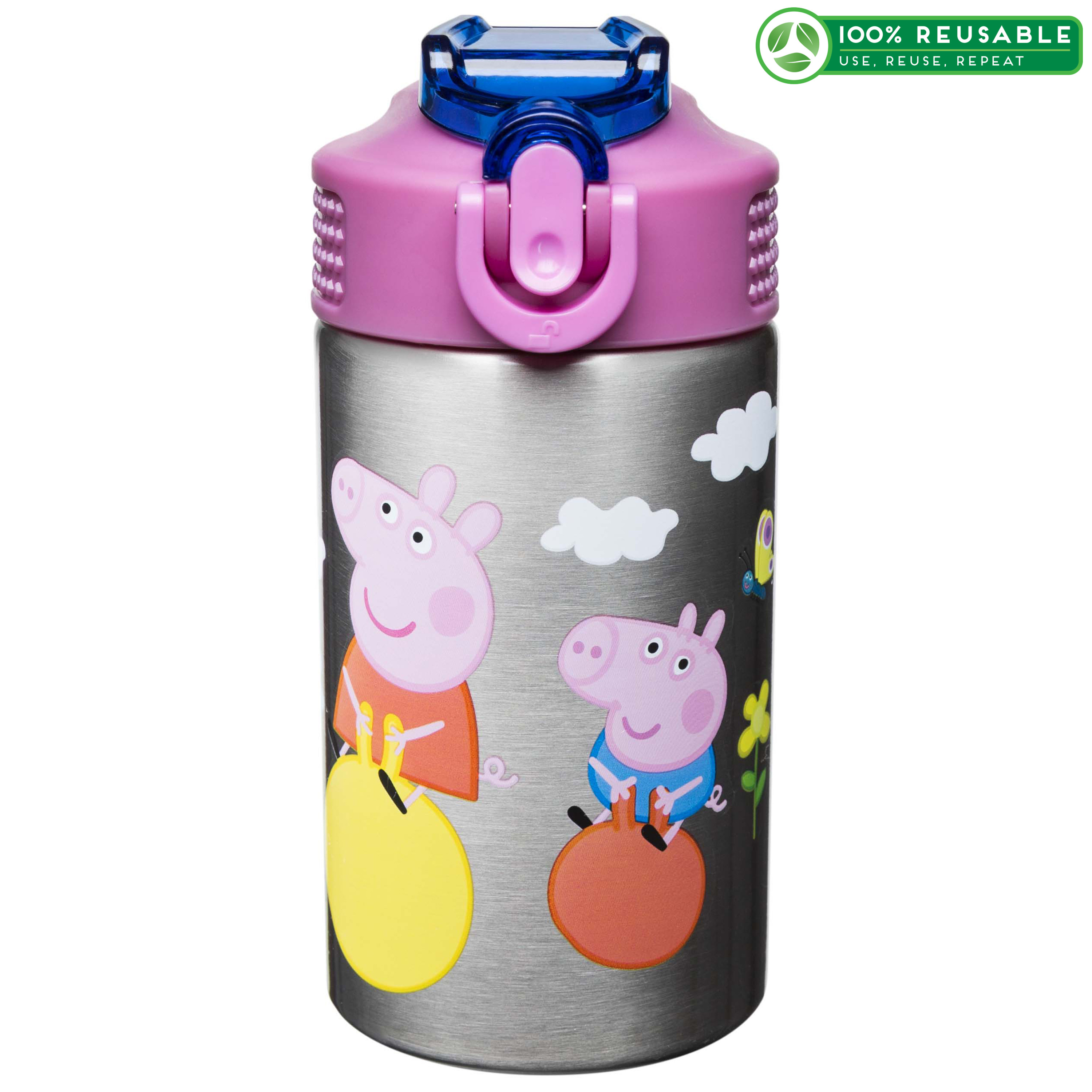 Nick Jr. 15.5 ounce Water Bottle, Peppa Pig slideshow image 1 Nick Jr. 15.5 ounce Water Bottle, Peppa Pig slideshow image 1