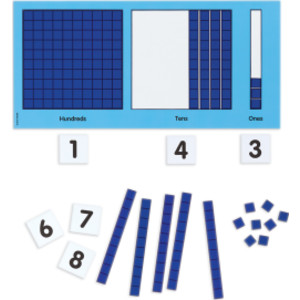 Magnetic Base Ten Place Value Frame Set