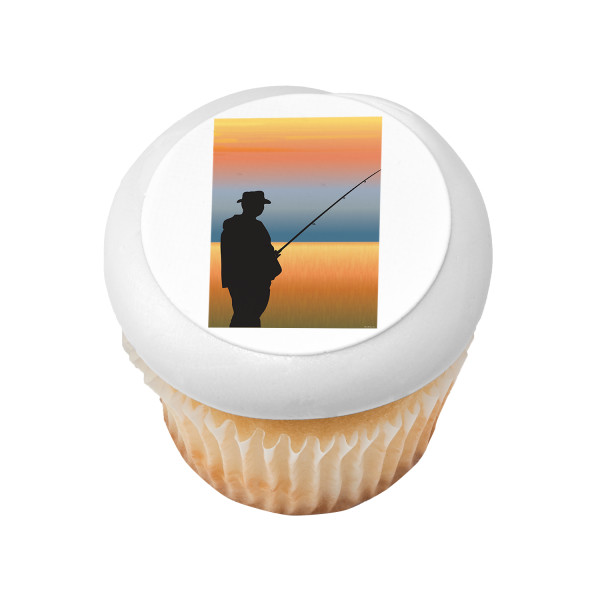 Fishing PhotoCake® Edible Image®