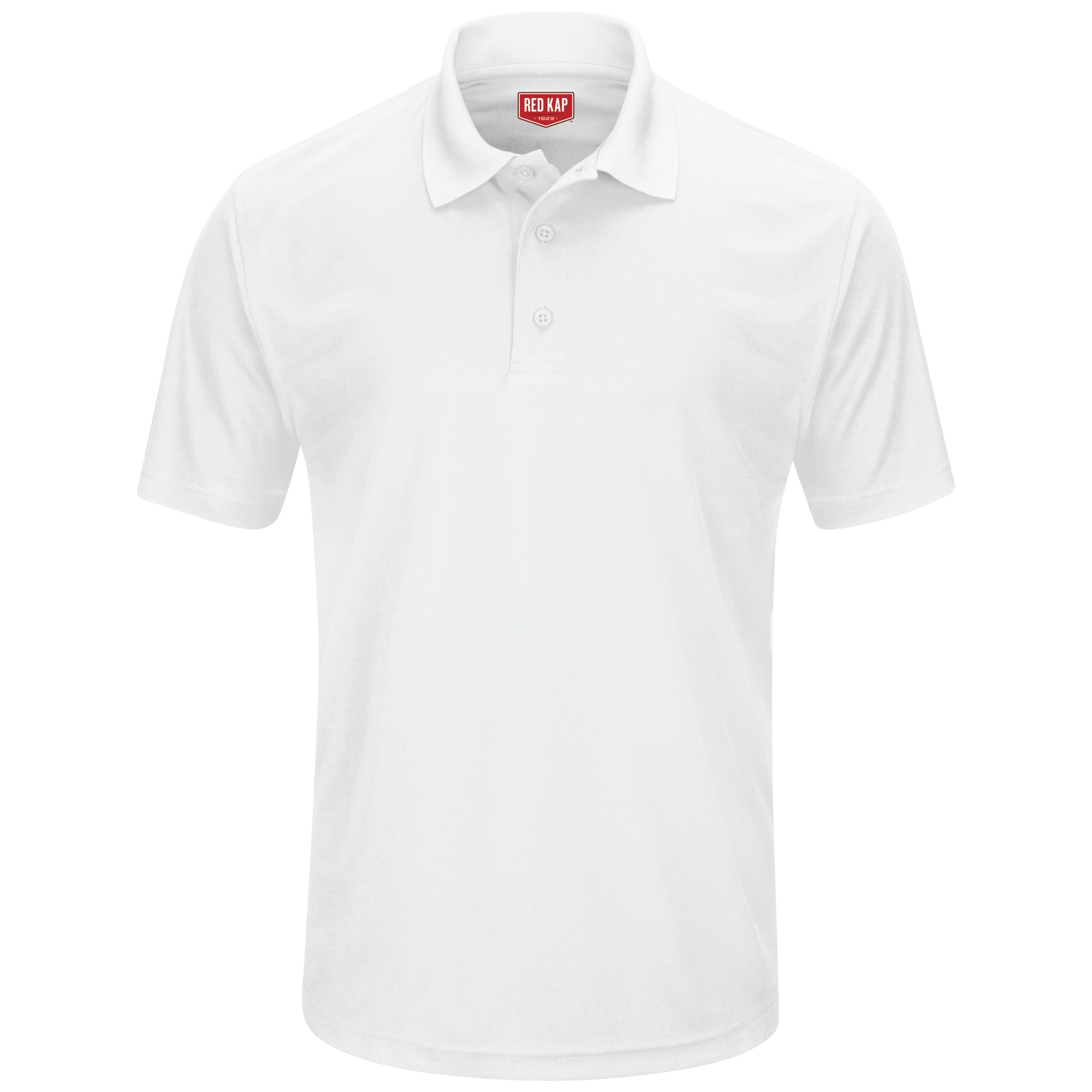 Polo Red Kap para hombre manga corta rendimiento tejido sin bolsillos Core - Imagen 22 de 23