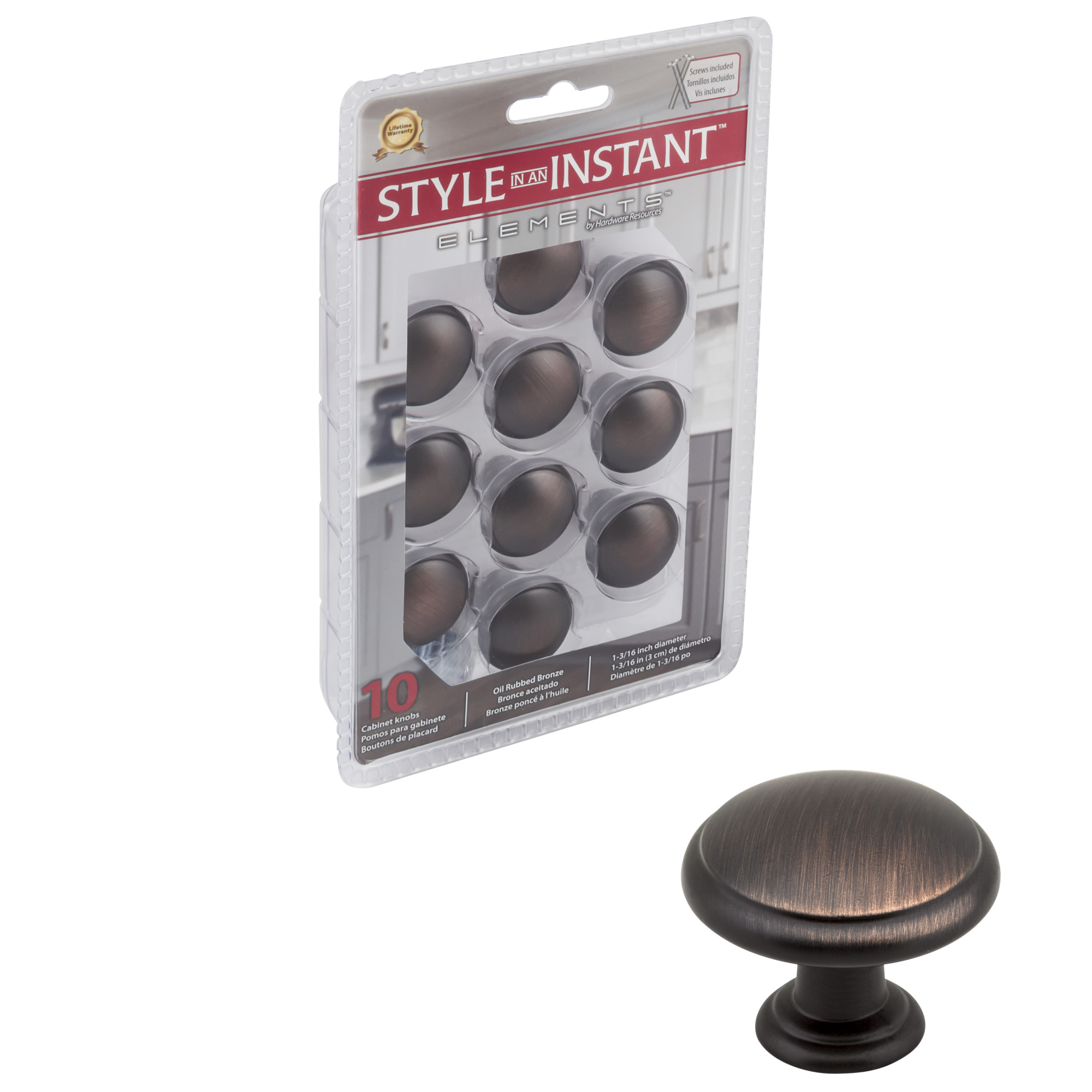 Elements Retail Pack Hardware 1-3/16