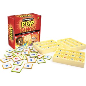 Spelling Pop Bingo Literacy Game, 38 Pieces