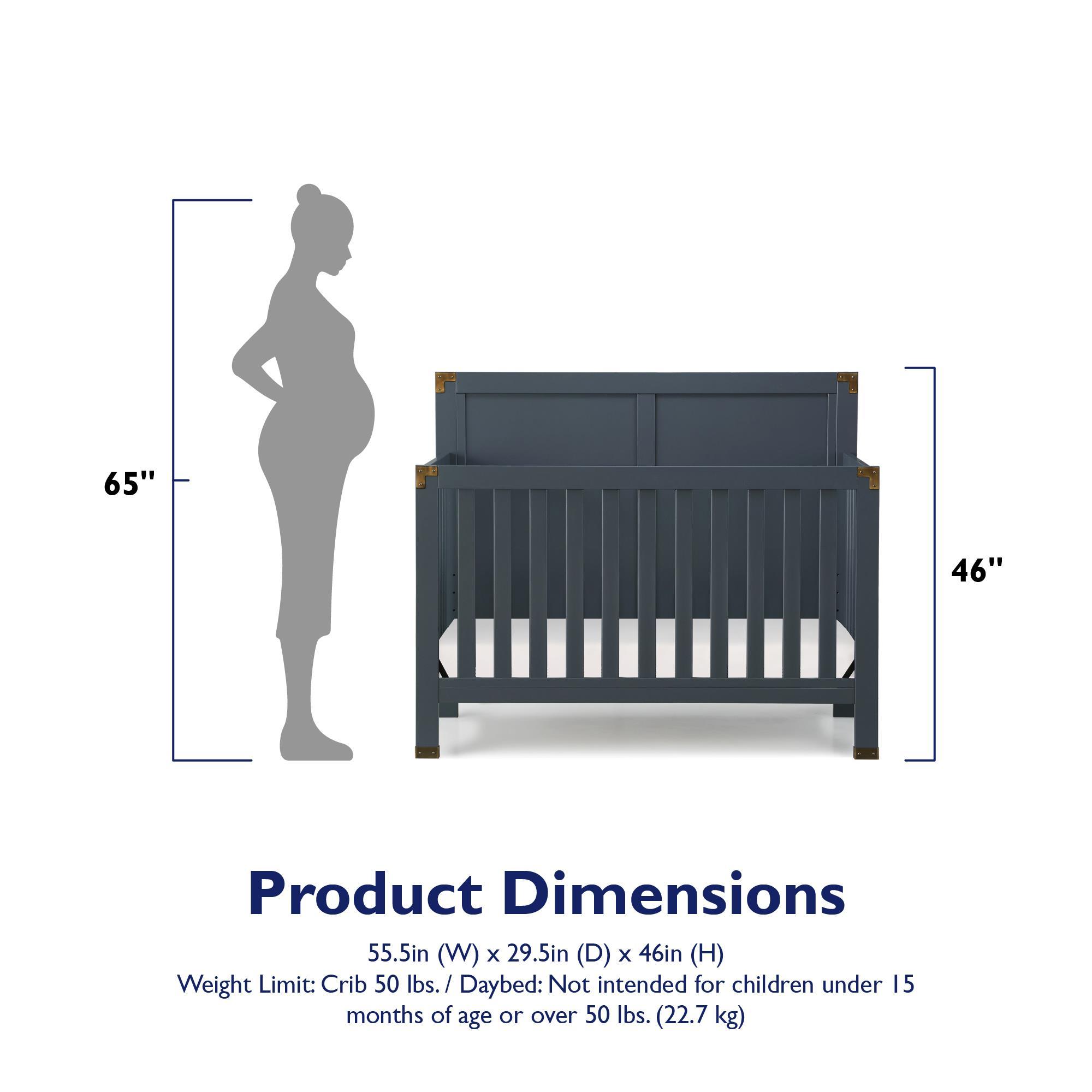 Baby Relax Miles 5-in-1 Convertible Crib