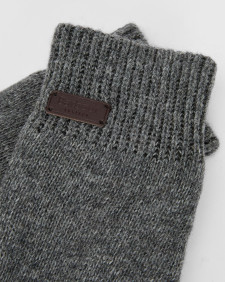 Carlton Knitted Gloves Classic Grey