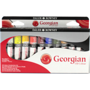 Georgian Oil Paint Introduction Set, Assorted Colors, 22ml, 10 Pieces